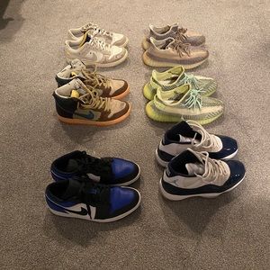 Jordan, Yeezys , dunks sneaker lot